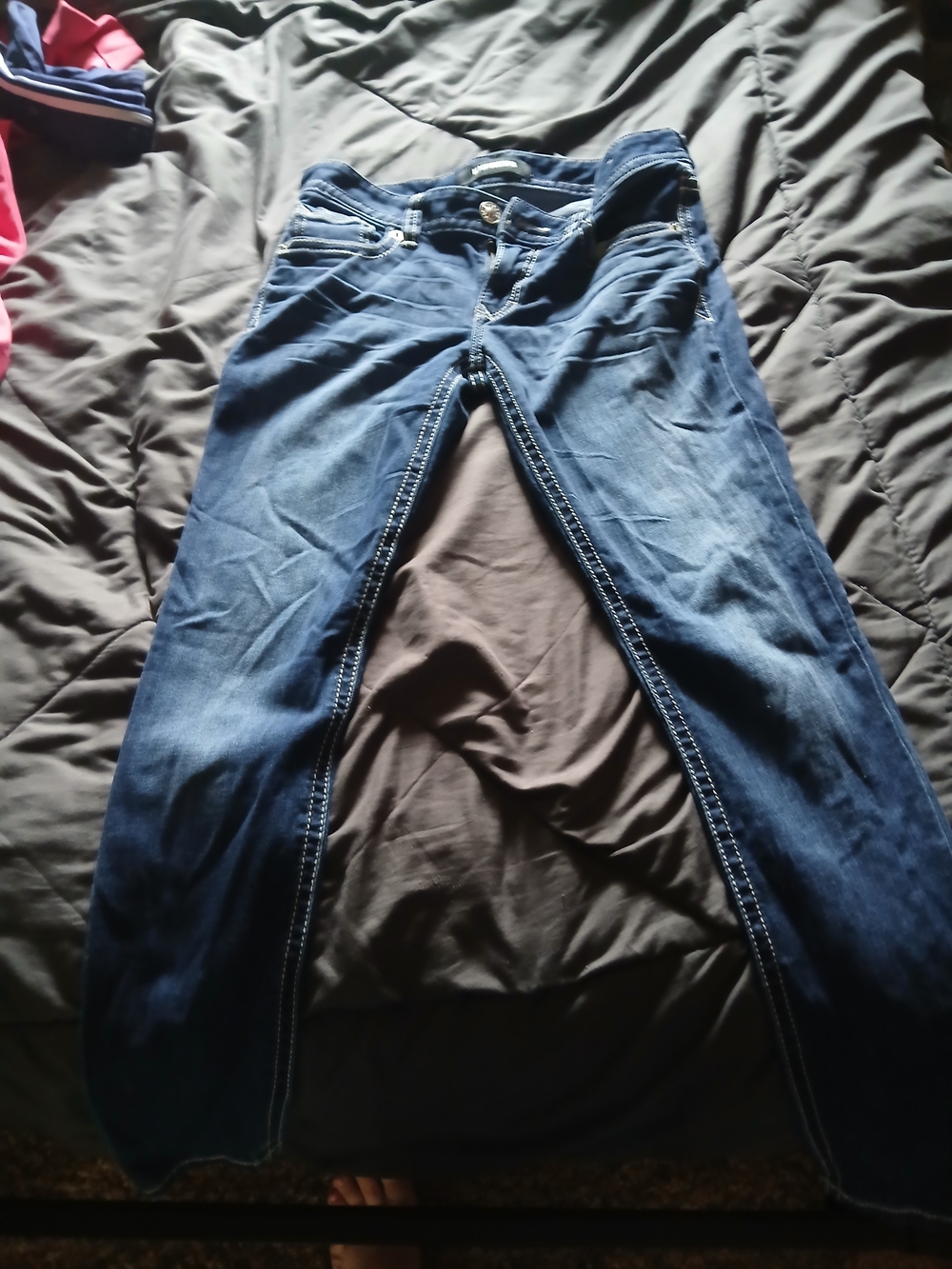 Express Women's Dark Indigo Skinny Jeans